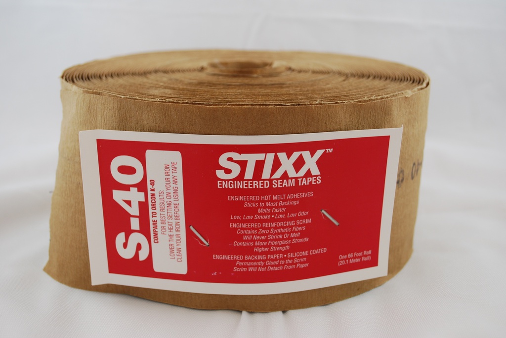 STIXX S40 75MM HEATBOND TAPE 100M - ROL