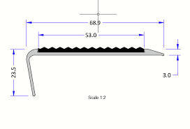 TREDSAFE 24mm RAKE BACK AA125 - MTR